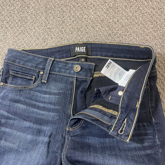 Paige Womens Jeans Size 26 Blue Hoxton Ankle Denim Flawed - Picture 5 of 16